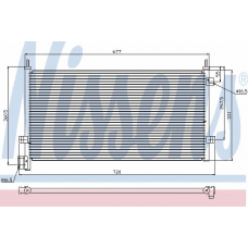 94582 NISSENS Конденсатор, кондиционер