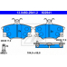 13.0460-2941.2 ATE Комплект тормозных колодок, дисковый тормоз