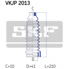 VKJP 2013 SKF Комплект пылника, рулевое управление