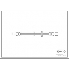 19027752 CORTECO Тормозной шланг