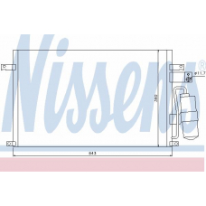 94978 NISSENS Конденсатор, кондиционер