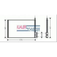 1820061 KUHLER SCHNEIDER Конденсатор, кондиционер