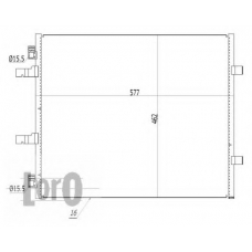 037-016-0038 LORO Конденсатор, кондиционер