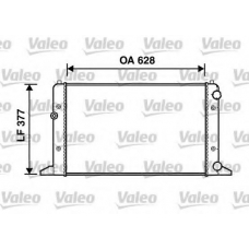732949 VALEO Радиатор, охлаждение двигателя