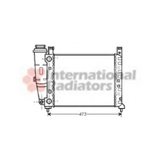 17002047 VAN WEZEL Радиатор, охлаждение двигателя