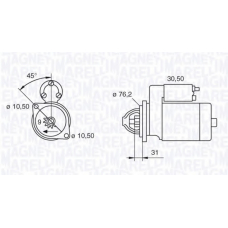 063521150350 MAGNETI MARELLI Стартер
