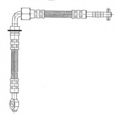 511890 KAWE Тормозной шланг