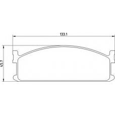 363710200337 MAGNETI MARELLI Комплект тормозных колодок, дисковый тормоз