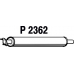 P2362 FENNO Средний глушитель выхлопных газов