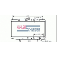 0103201 KUHLER SCHNEIDER Радиатор, охлаждение двигател