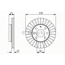 0 986 479 840 BOSCH Тормозной диск