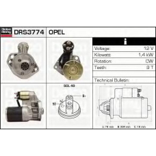 DRS3774 DELCO REMY Стартер