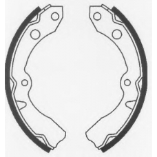 BS872 QUINTON HAZELL Комплект тормозных колодок