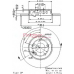 14466 E METZGER Тормозной диск