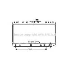 TOA2181 AVA Радиатор, охлаждение двигателя