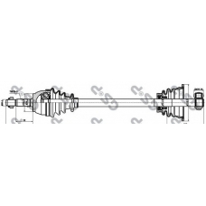 250050 GSP Приводной вал