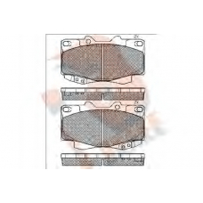 RB1781 R BRAKE Комплект тормозных колодок, дисковый тормоз