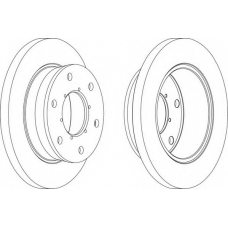FCR343A FERODO Тормозной диск