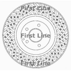 FBD1545 FIRST LINE Тормозной диск
