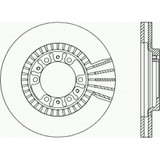 BDR1789.20 OPEN PARTS Тормозной диск