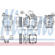 89265 NISSENS Компрессор, кондиционер