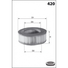EL3352 MECAFILTER Воздушный фильтр
