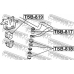 TSB-818 FEBEST Подвеска, стойка вала