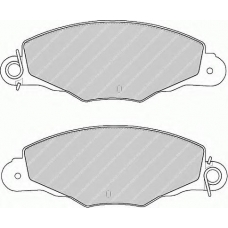 FDB1114 FERODO Комплект тормозных колодок, дисковый тормоз