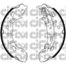 153-487 CIFAM Комплект тормозных колодок