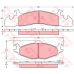 GDB4007 TRW Комплект тормозных колодок, дисковый тормоз