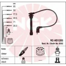 6302 NGK Комплект проводов зажигания