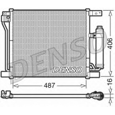 DCN46021 DENSO Конденсатор, кондиционер