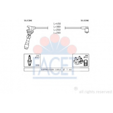 4.7255 FACET Комплект проводов зажигания