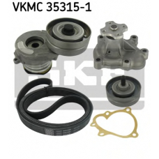 VKMC 35315-1 SKF Водяной насос + комплект ручейковых ремней