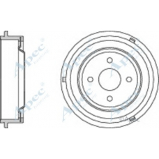 DRM9503 APEC Тормозной барабан