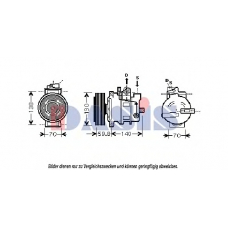 851798N AKS DASIS Компрессор, кондиционер