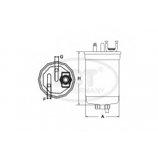 ST 6134 SCT Топливный фильтр