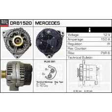 DRB1520 DELCO REMY Генератор