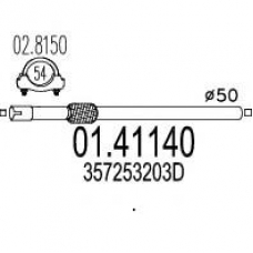 01.41140 MTS Труба выхлопного газа
