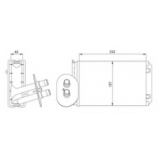 54247 NRF Теплообменник, отопление салона