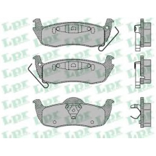 05P1405 LPR Комплект тормозных колодок, дисковый тормоз