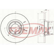 BD-0881 FREMAX Тормозной диск