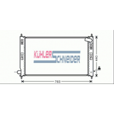 0500841 KUHLER SCHNEIDER Радиатор, охлаждение двигател