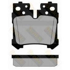 PA1853 BRAKE ENGINEERING Комплект тормозных колодок, дисковый тормоз