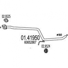 01.41950 MTS Труба выхлопного газа