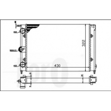 053-017-0002 LORO Радиатор, охлаждение двигателя