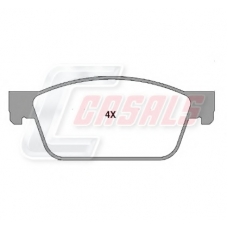 BKM623 CASALS Комплект тормозных колодок, дисковый тормоз