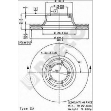 BS 7882 BRECO Тормозной диск