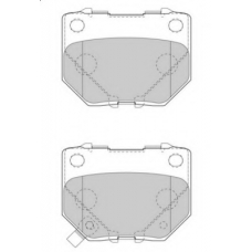 FD7520A NECTO Комплект тормозных колодок, дисковый тормоз