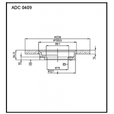 ADC 0409 Allied Nippon Гидравлические цилиндры